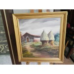 Голям картина масло на фазер Испания - 3667